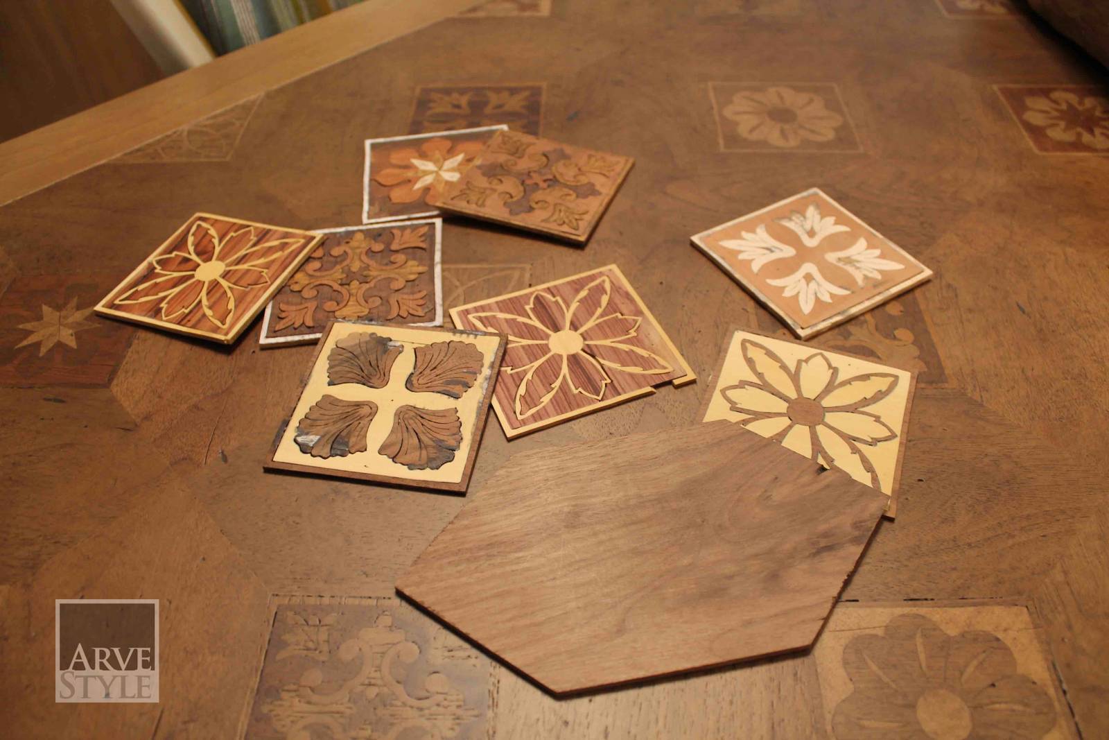 Деревянный барный шкаф со встроенным освещением Arvestyle паркет ARCH-00082377 - Вид №9