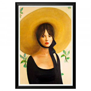 828199920_1818 Арт-постер "Соломенная шляпка и ландыши" Object Desire