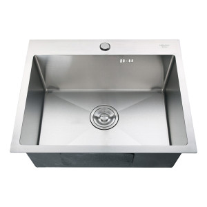Мойка H5545 MELANA ProfLine 3,0/200 САТИН врезная прямоугольная с коландером H5545