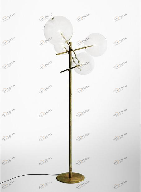 Gallotti&Radice Торшер галогенный из латуни Bolle sun-id-1393086