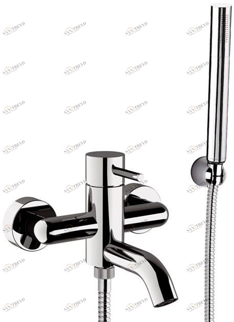 Remer Rubinetterie Внешний смеситель для душа, однорычажный, с ручным душем X style X 39 - x 02