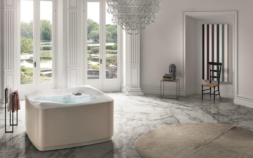 Albatros Квадратный мини-бассейн с 5-местной хромотерапией Ethos 04ep18bn - Вид №1