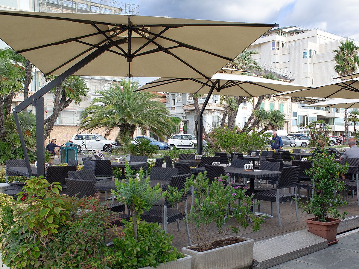 Зонтик с боковым полюсом Ombrellificio Poggesi SUMMER ARCH-00067065 - Вид №7