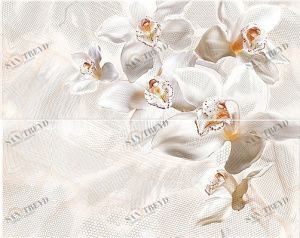 AGAT BEIGE ORCHID(2шт) Панно 50,5*40,2 Azori 582752004