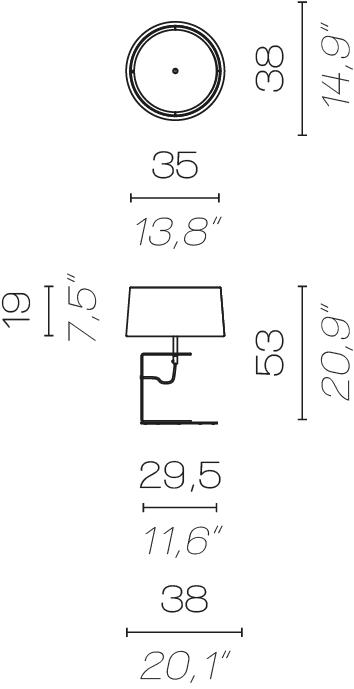 Contardi Настольная лампа Divina sun-id-1460025 - Вид №9