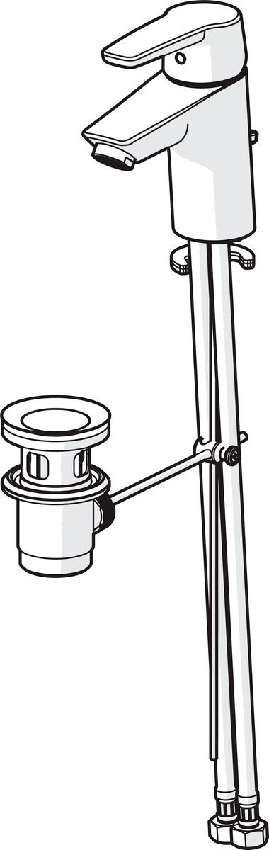 Oras 3904F Смеситель для умывальника 3904F Saga Хром  - Вид №2