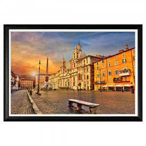 828197447_1818 Арт-постер «Пьяцца Навона» Object Desire
