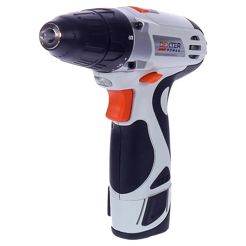 Дрель-шуруповерт аккумуляторная Dexter Power 5227.2A 24 ACC, 12 В Li-ion 1.5 Ач 81929744 STLM-2146051 