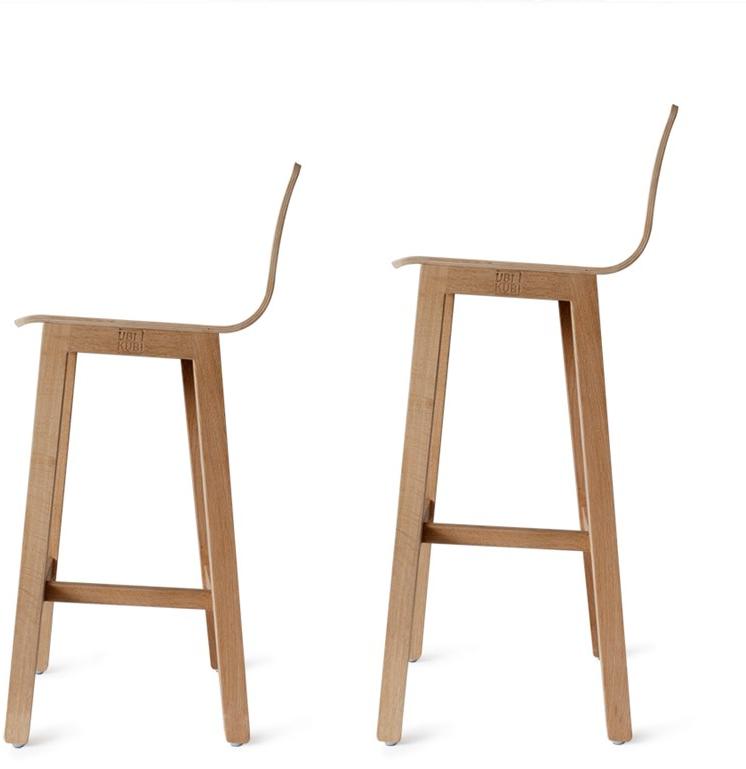 Askia Высокий табурет из дуба с подставкой для ног Version 3 1.c07.ok - Вид №13