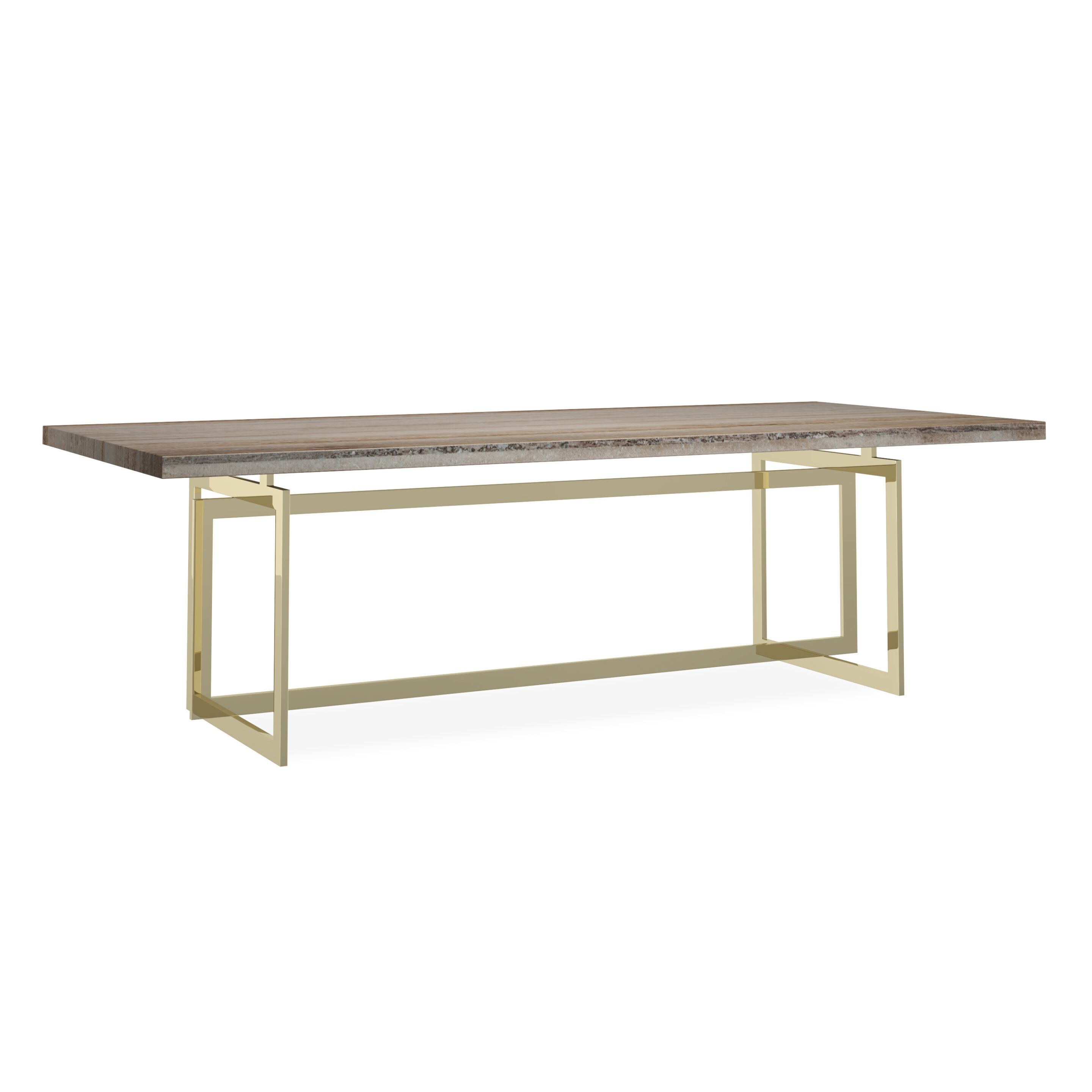 Прямоугольный мраморный обеденный стол Caracole WISH YOU WERE HERE ARCH-00069001 - Вид №6