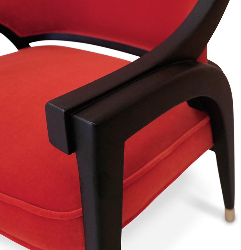 KOKET Стул из ткани с подлокотниками sun-id-1389899 - Вид №6