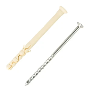 Дюбель-гвоздь потайной Европартнер нейлон 8x100 мм 10 шт.