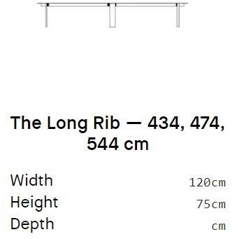 Moca Прямоугольный деревянный стол для переговоров Rib sun-id-1462468 - Вид №3