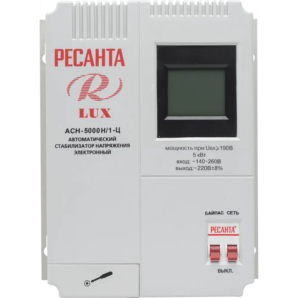 Стабилизатор напряжения Ресанта АСН- 5 000 Н/1-Ц 5 кВт 84986119 STLM-2173258  - Вид №1