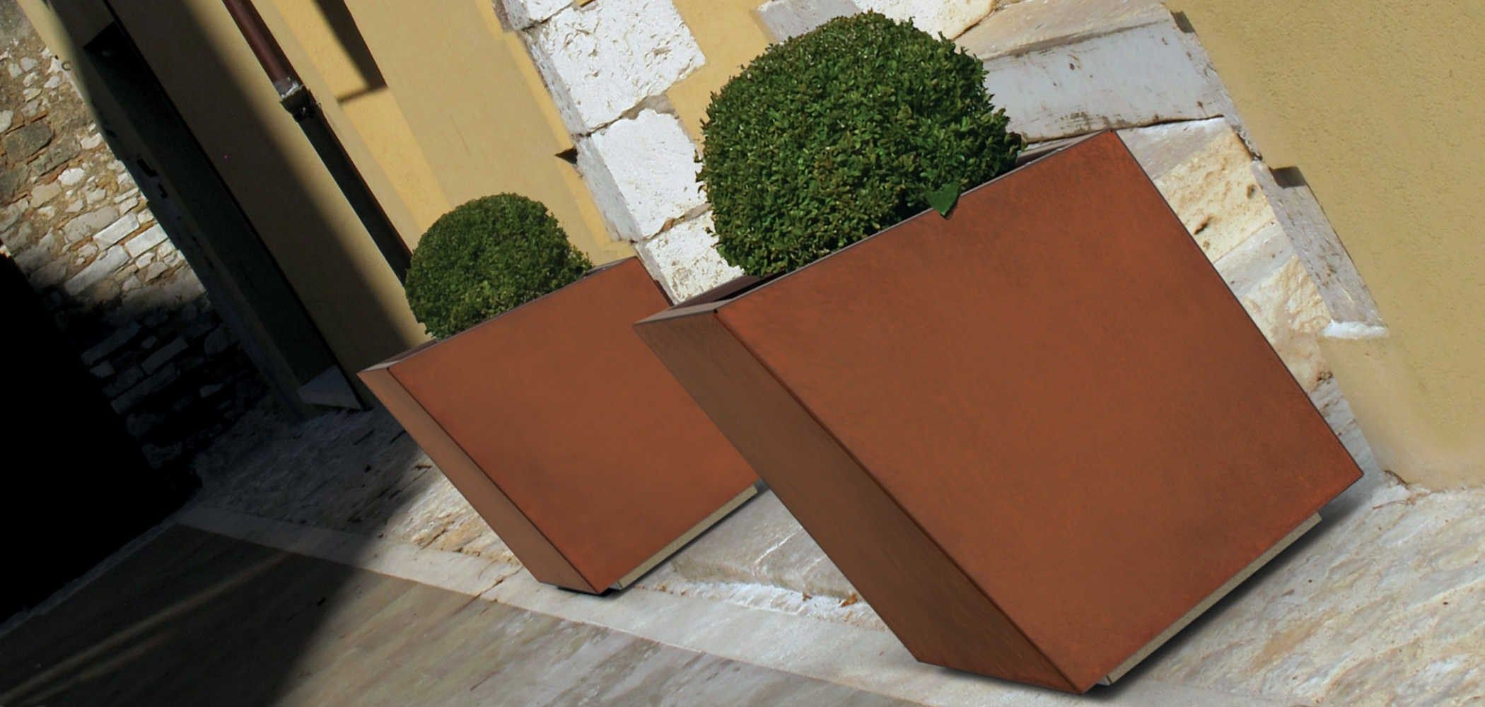 Стальная плантатор Corten™ Metalco ALFA BETA GAMMA ARCH-00105053 - Вид №3