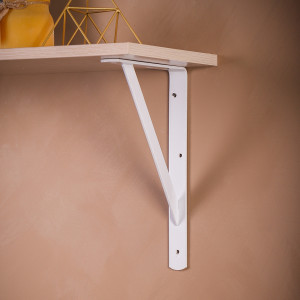 Кронштейн  Промышленный, 200x300 мм, белый LJPS0105 Public Steel Россия