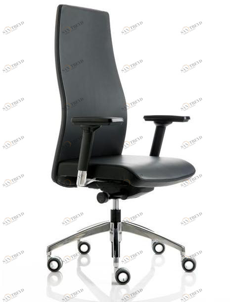 Luxy Кожаное кресло руководителя с подлокотниками на колесиках Smartoffice 4ofdi06, 4ofdi08, 4ofdi54, 4ofdi56 