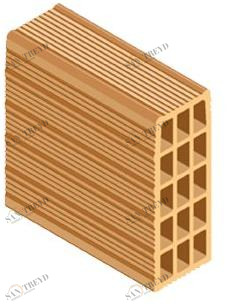 T2D Кирпичный блок с высокой биосовместимостью Ecopor® 311 14