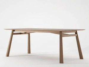 KARPENTER Прямоугольный деревянный обеденный стол Carpenter