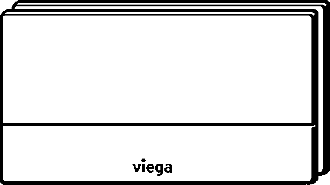 Viega Панель смыва 8351.1 (597368) 597 368 - Вид №2