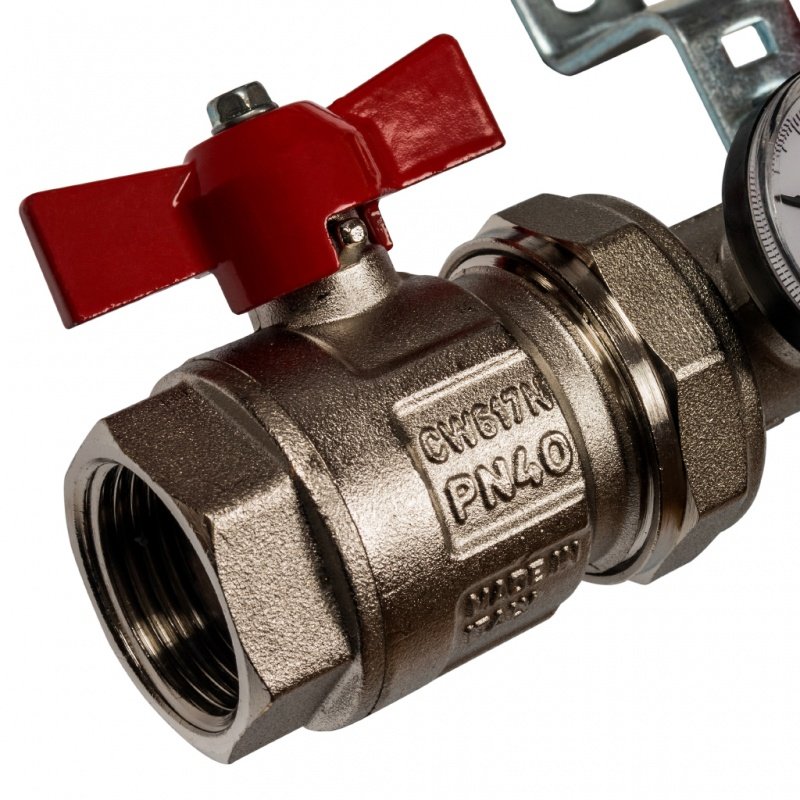 Коллектор нерж в сборе 4 выхода с расходомерами STOUT SMS0907000004 - Вид №1