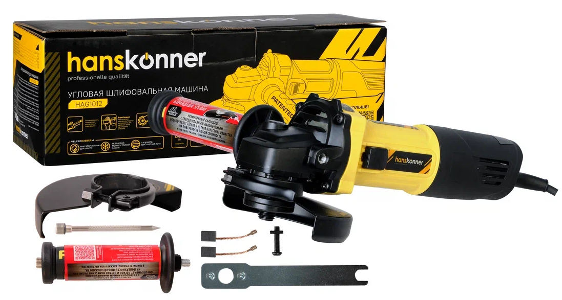 Углошлифовальная машина (УШМ) Hanskonner HAG1012 9070775 STDN-0063429 - Вид №8