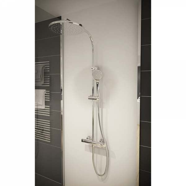 138200 BASIC Душ термостатический с колонкой Хром GRB MIXERS  - Вид №2