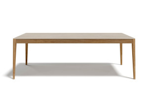 Прямоугольный садовый стол из керамогранита