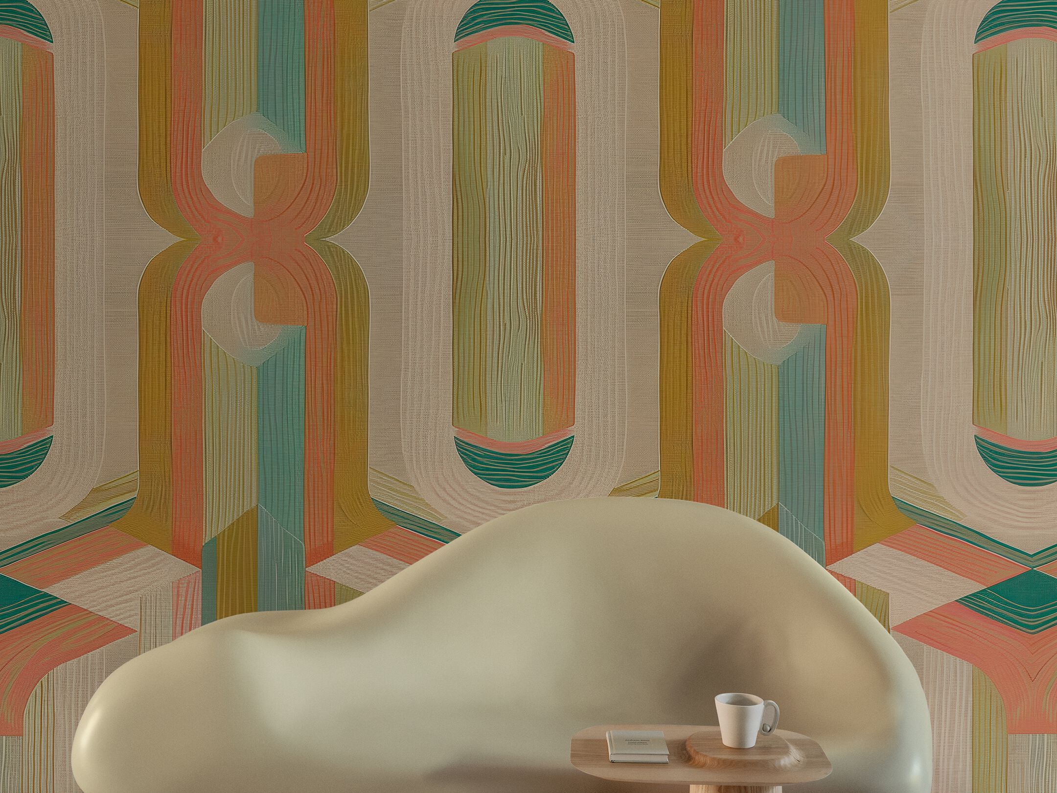 Обои из органического био-винила Wall&decò Современные обои 2025 года ARCH-00040658