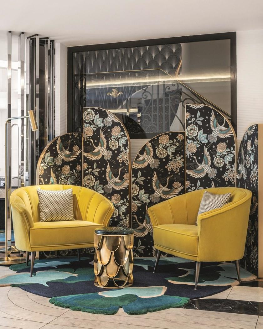 Toulemonde Bochart Круглый ковер ручной работы с цветочным рисунком The designers sun-id-1496129 - Вид №1