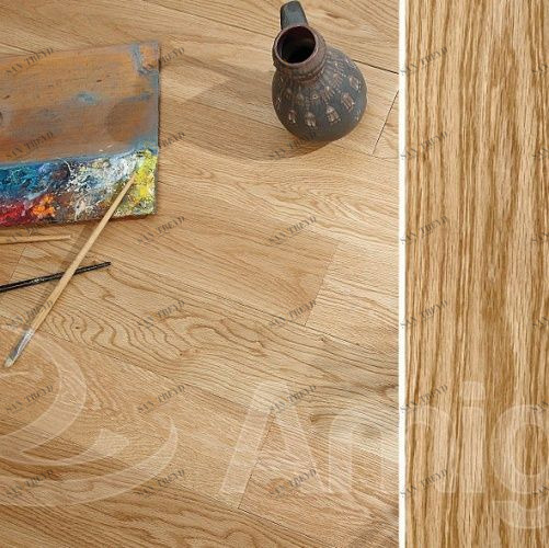 Массивная доска Amigo Classic Дуб Натур (Гладкая) 400-600х120 мм 3100300020