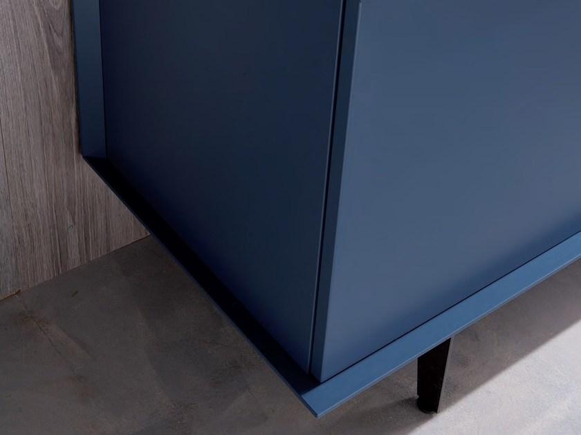 Ozzio Italia Буфет из лакированной древесины с распашными дверцами Brera X302 - Вид №6