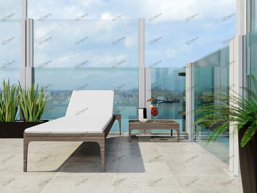 Protezioni Забор с вертикальными раздвижными стеклянными панелями Pareo sun-id-1507220