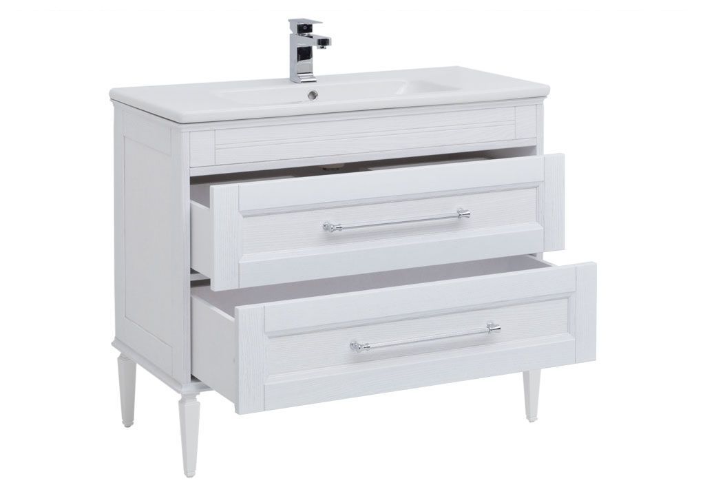 Тумба с раковиной Aquanet Бостон 100 ясень 0020654900197961 - Вид №1