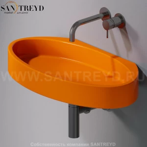 L015T1RPV4.114 Подвесная раковина настенная овальная A. e T. Italia P35