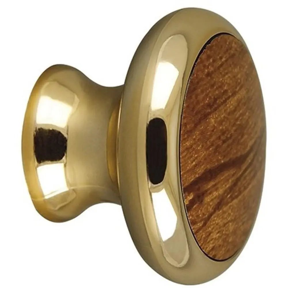 Мебельная ручка-кнопка Elikor 52 пластик цвет матовое золото STLM-2155855