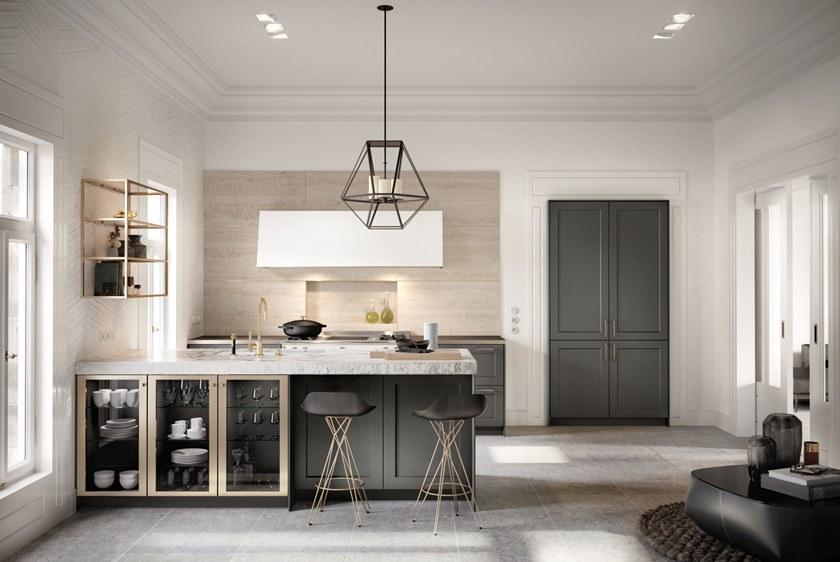 SieMatic Кухня из стали и дерева с полуостровом sun-id-1429811 - Вид №3