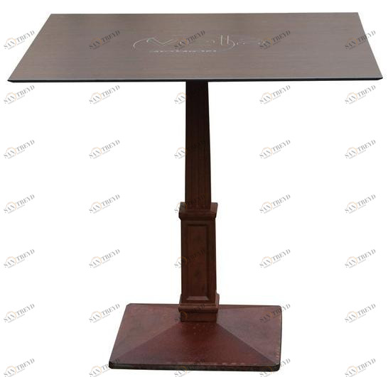 Vela Arredamenti Квадратный чугунный стол Balis sun-id-1458142