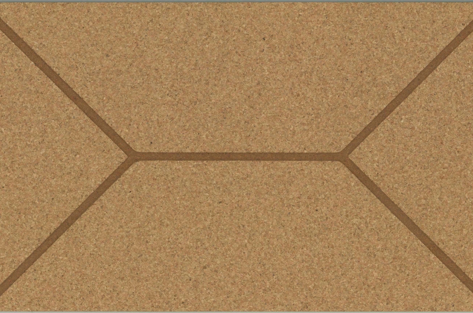 315 048 683 Пробковая 3D-плитка для стен Saffron GRANORTE Groovy - Вид №1