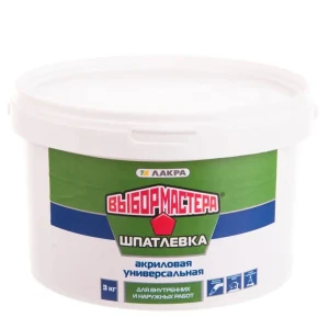 Шпаклёвка акриловая Выбор Мастера 3 кг 14998553 STLM-2169708