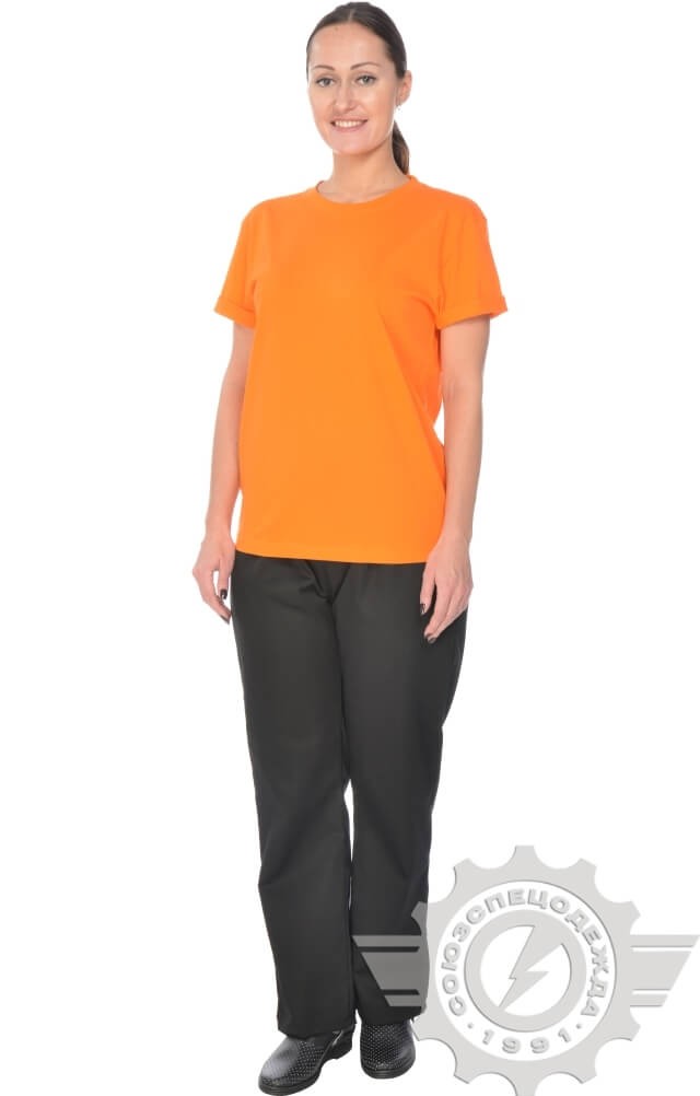 4958206 Футболка оранжевая  Одежда для официантов  размер 2XL (52-54) Спецодежда  - Вид №9