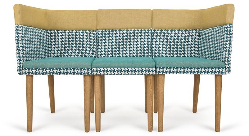 Paged Стул из мягкой ткани Modu sun-id-1504945 - Вид №3