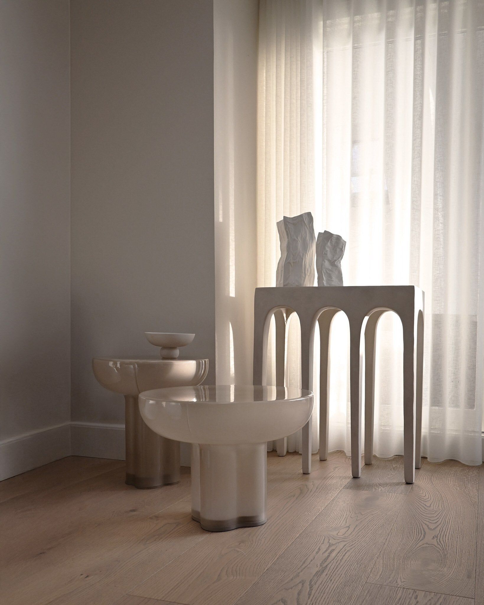 Низкий стеклянный журнальный столик 101 Copenhagen Crown ARCH-00087377 - Вид №3