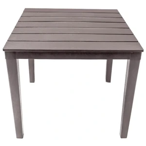 Стол садовый Элластик-Пласт Прованс 80x80 см пластик мокко