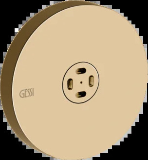 Корпус реактивного двигателя 32977 735 Gessi Ventaglio ТЕПЛАЯ БРОНЗА PVD