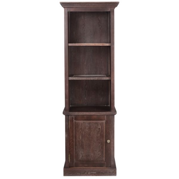 Шкаф книжный узкий коричневый PUSHA MH INTERIORS 062942 Коричневый  - Вид №2