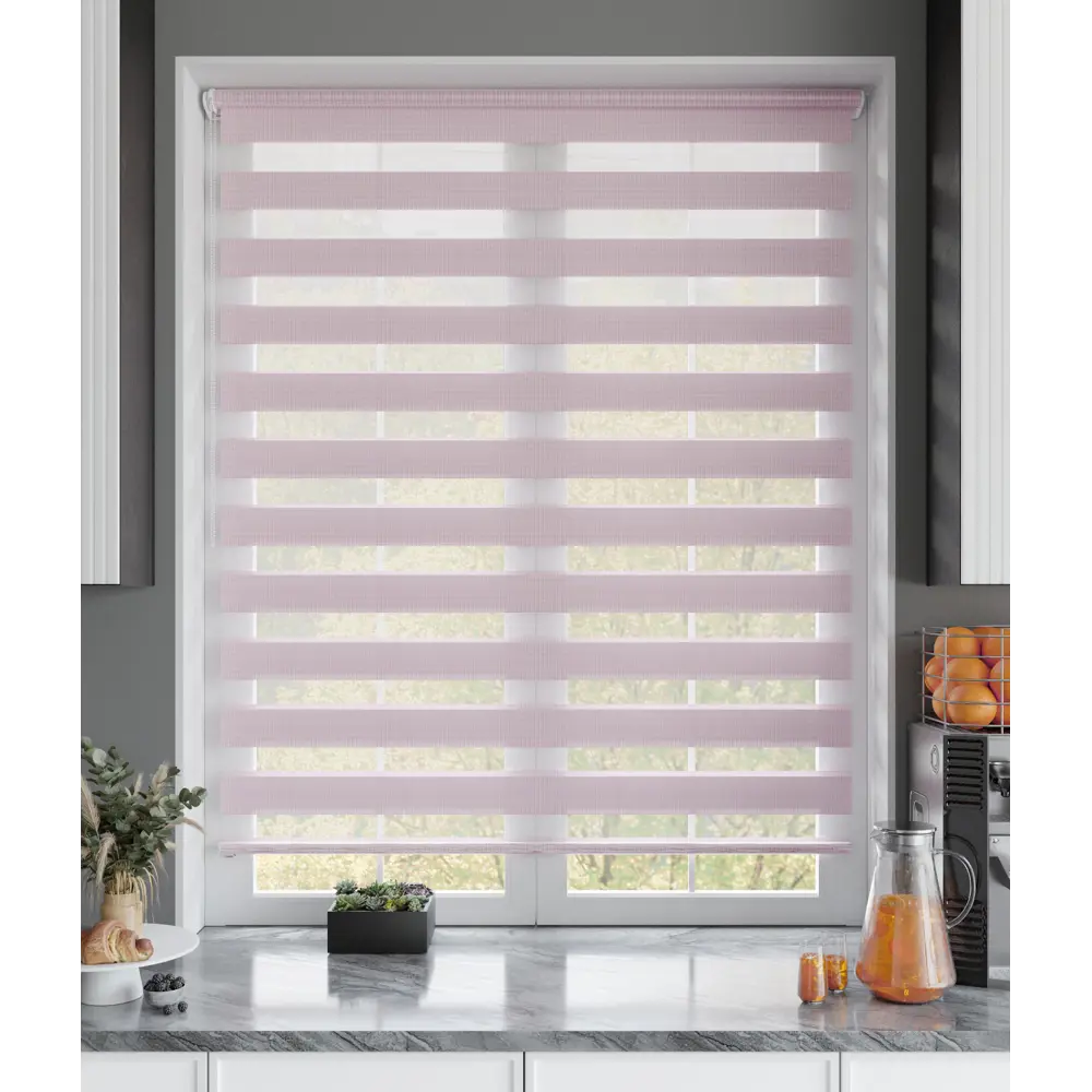 Рулонная штора день-ночь MIAMOZA Петер 100x160 см сиреневая 89411367 STLM-1567606 - Вид №6