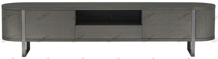 HC28 Cosmo Низкая деревянная тумба под телевизор Plegat Lx09