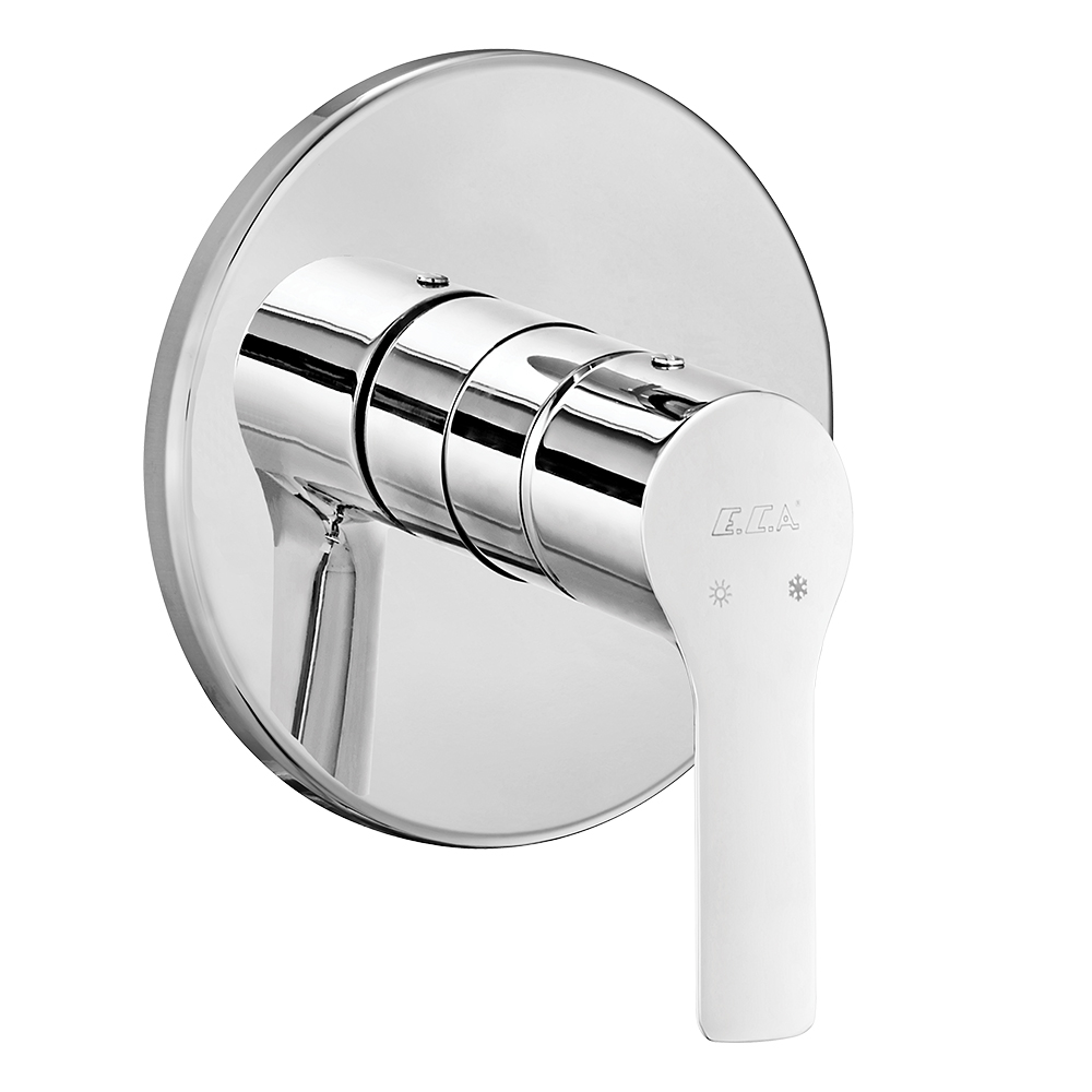 102167106-y  Смеситель для душа скрытого монтажа Luna, монтируемый на поверхность Eca 