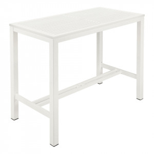 Code: 2AUAH14.02 Алюминиевый обеденный стол Aura High 140 Teak  Aura High Dining 